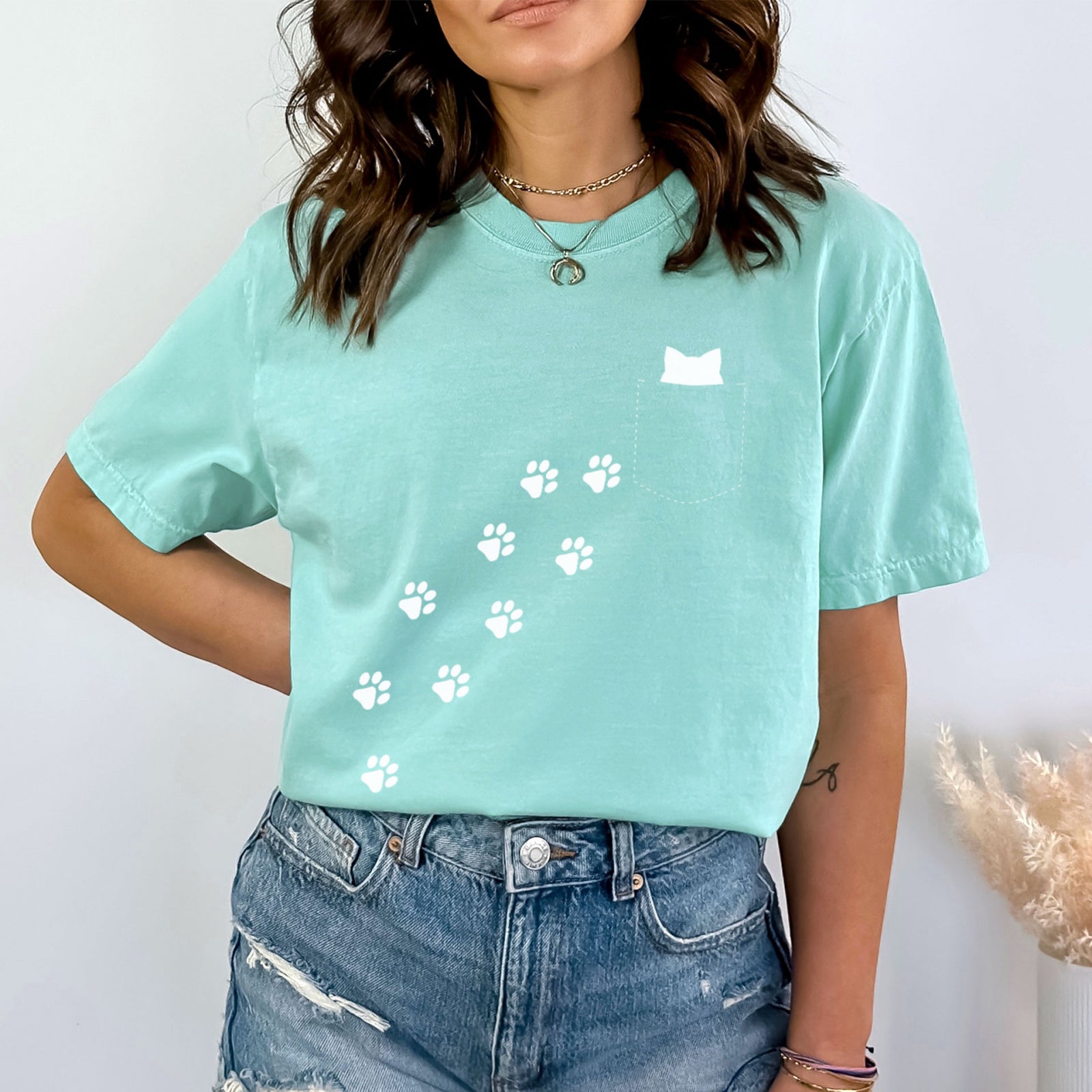 Тениска Relaxed Fit Pisica Hide