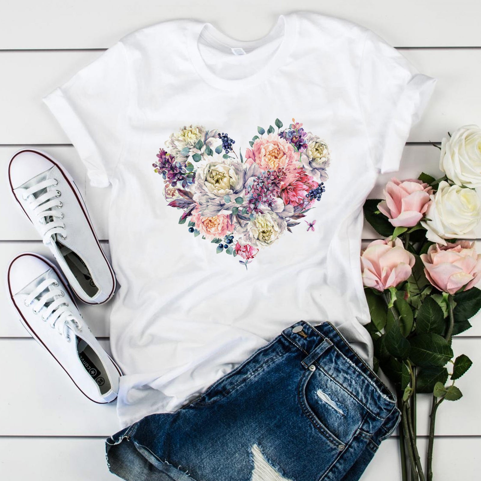 Тениска Garden Heart