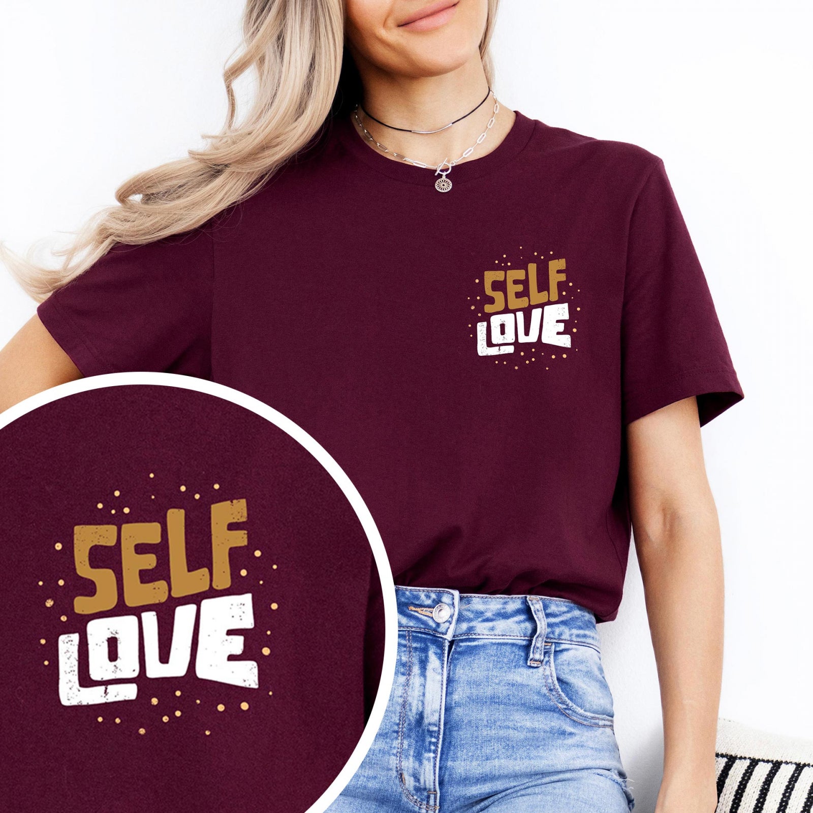 Тениска Relaxed Fit Self Love