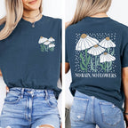 Тениска Relaxed Fit Rain Flowers