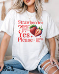 Тениска Relaxed Fit Strawberries Please