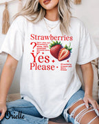 Тениска Relaxed Fit Strawberries Please