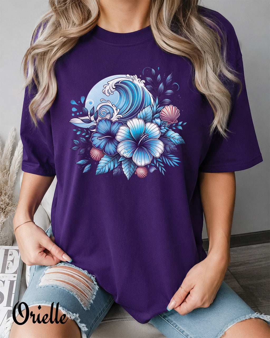 Тениска Relaxed Fit Ocean Wave