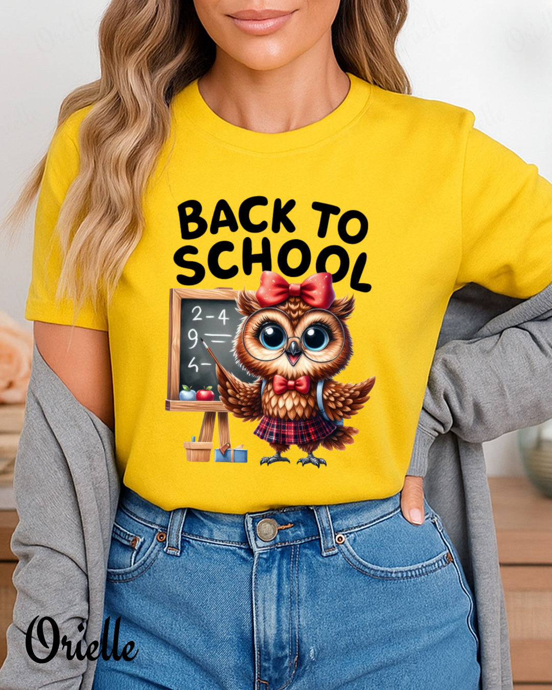 Тениска Relaxed Fit Owl Teacher