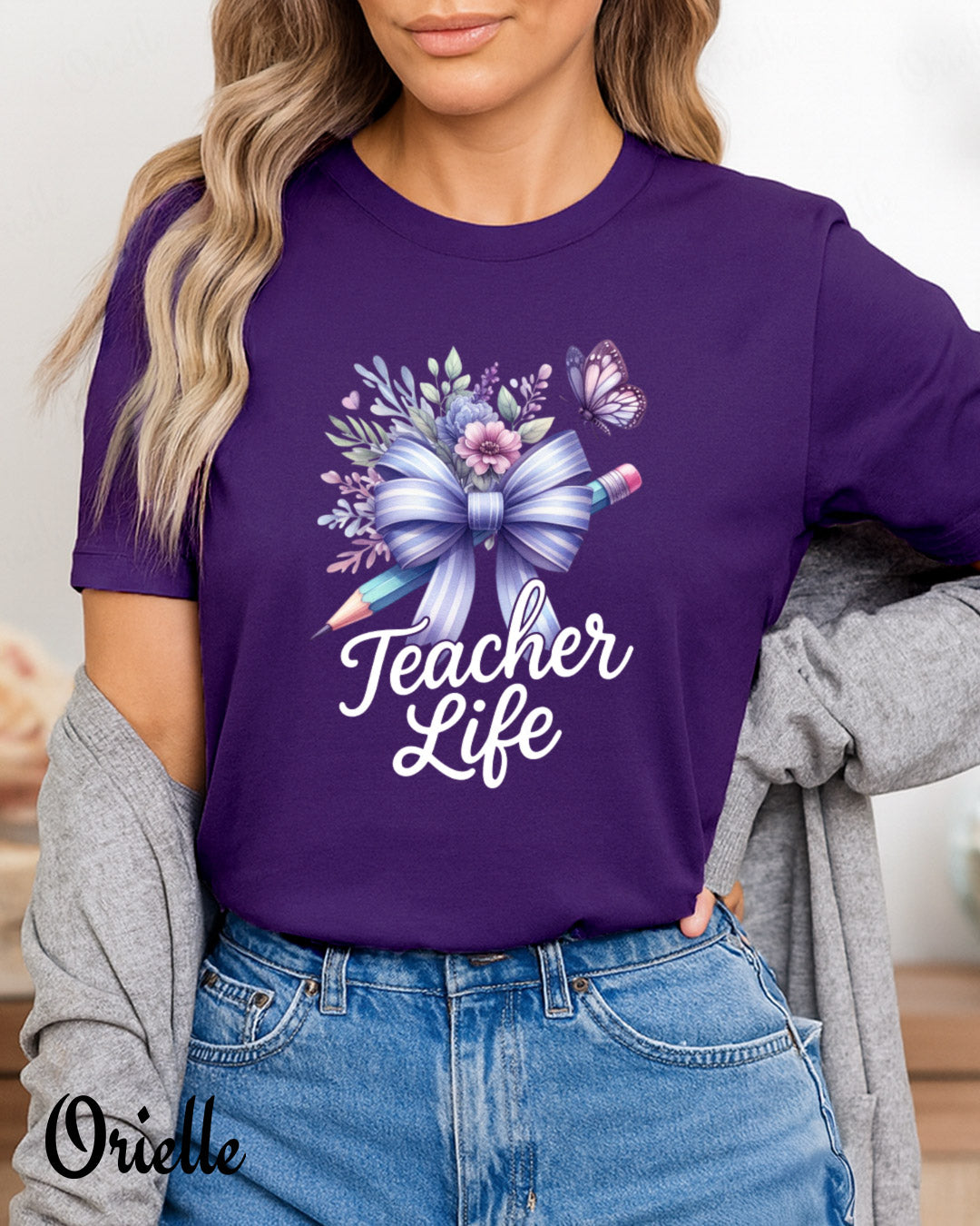 Тениска Relaxed Fit Cute Teacher Life