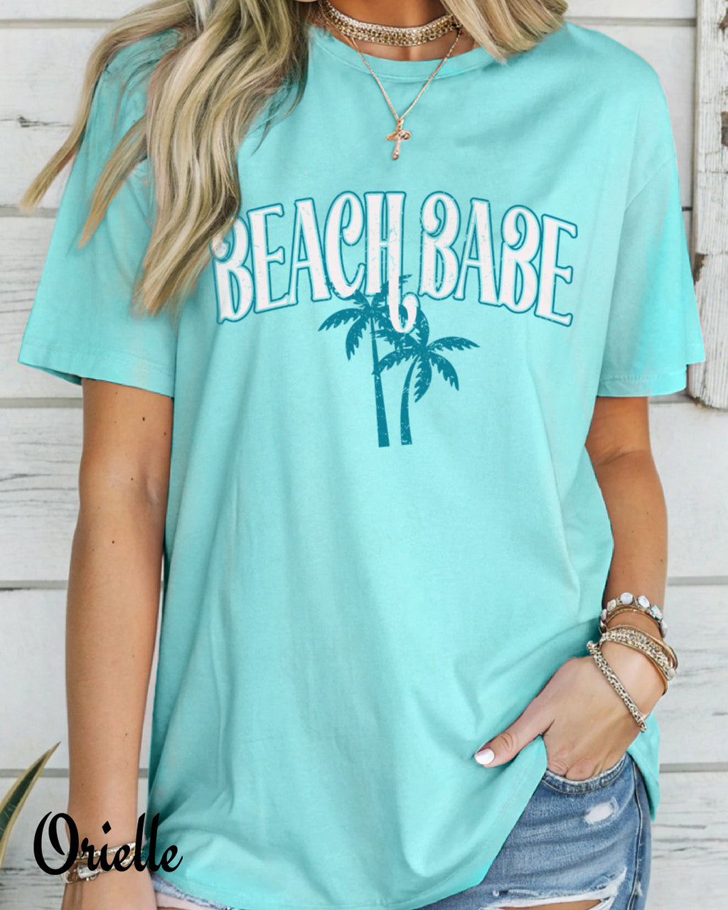 Тениска Relaxed Fit Beach Babe