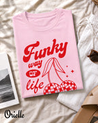 Тениска Relaxed Fit Funky Cherry
