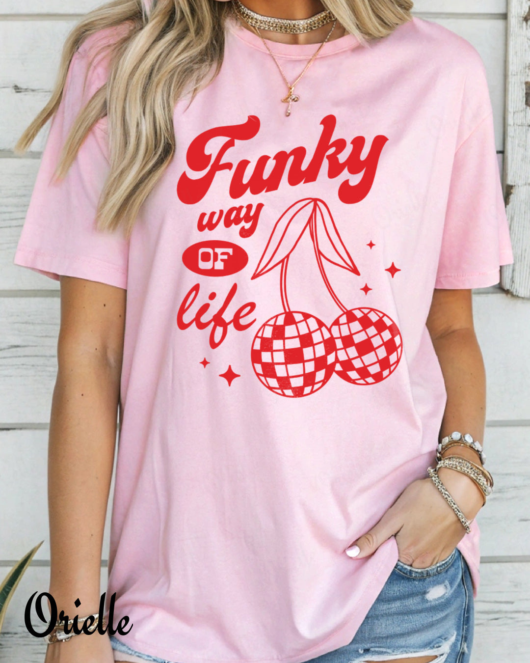 Тениска Relaxed Fit Funky Cherry