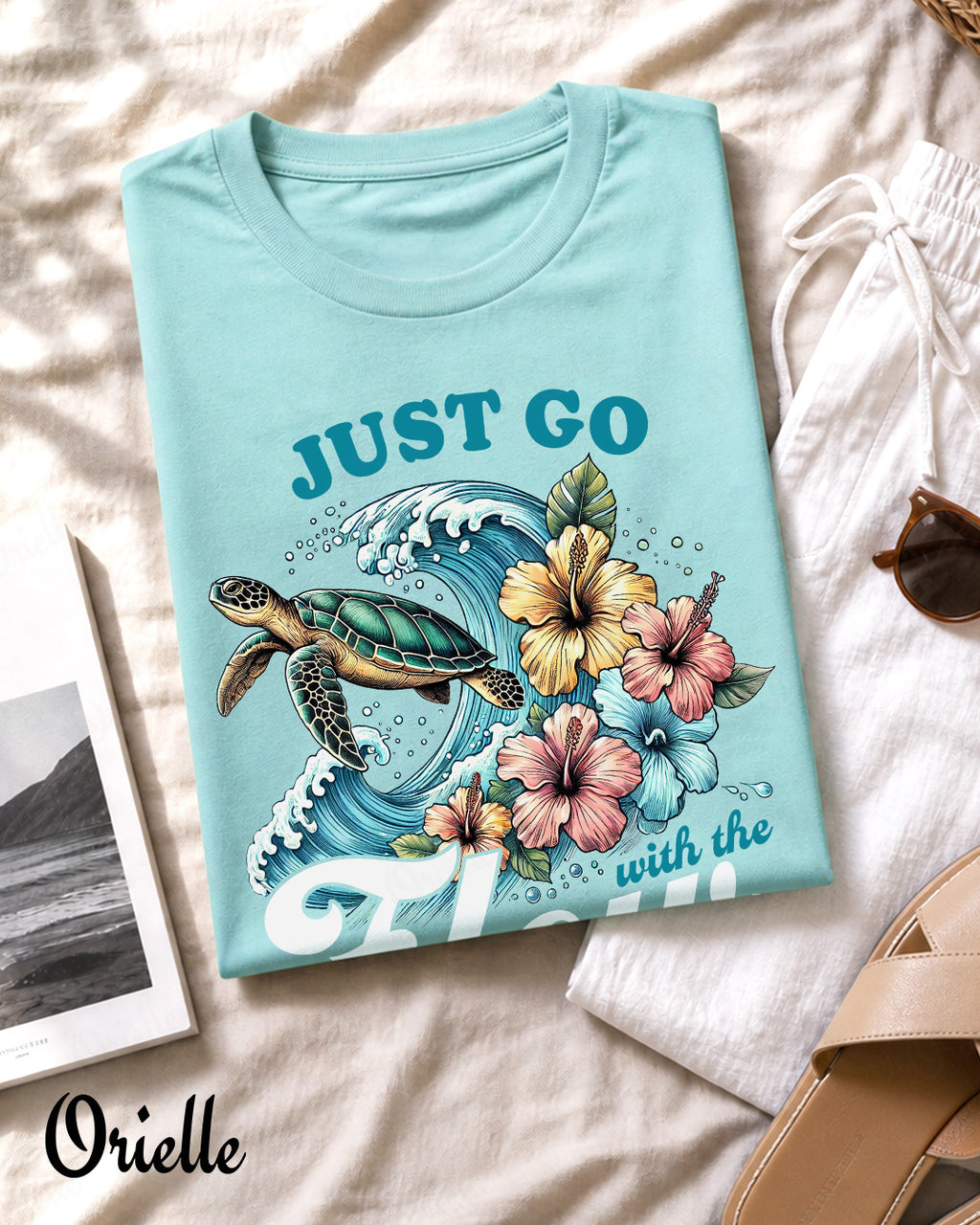 Тениска Relaxed Fit Go With Flow