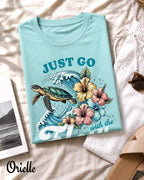 Тениска Relaxed Fit Go With Flow