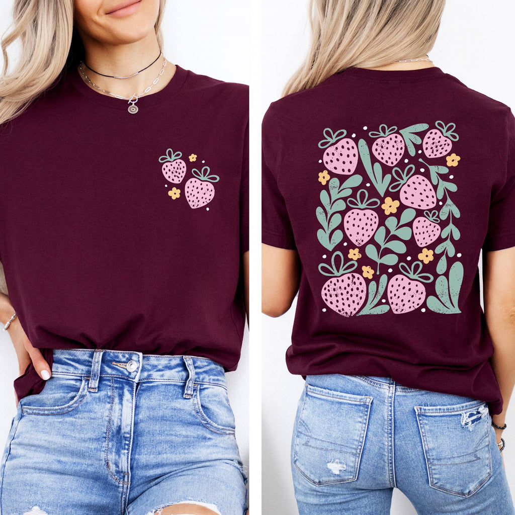 Тениска Relaxed Fit Strawberry Garden