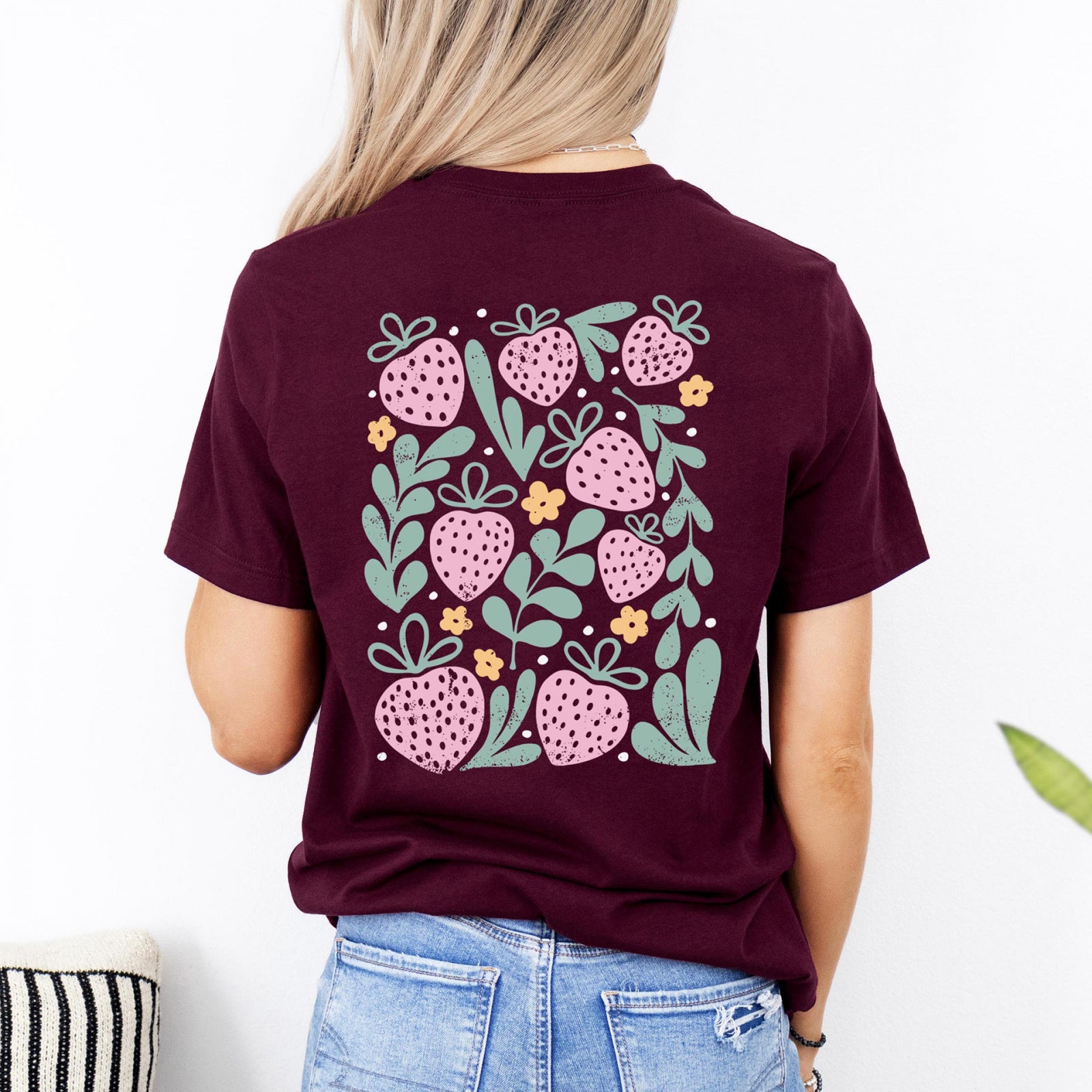 Тениска Relaxed Fit Strawberry Garden