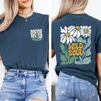 Тениска Relaxed Fit Soul Flowers