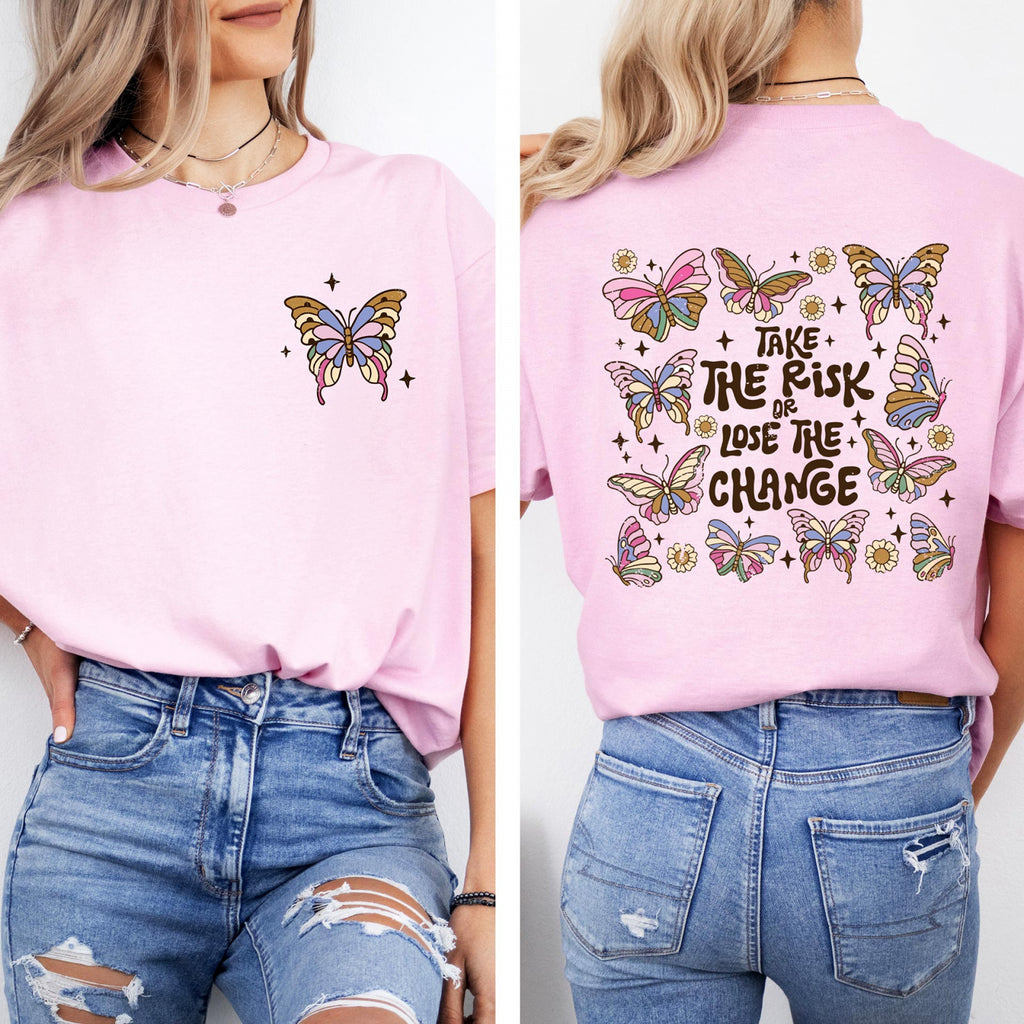 Тениска Relaxed Fit Butterfly Change