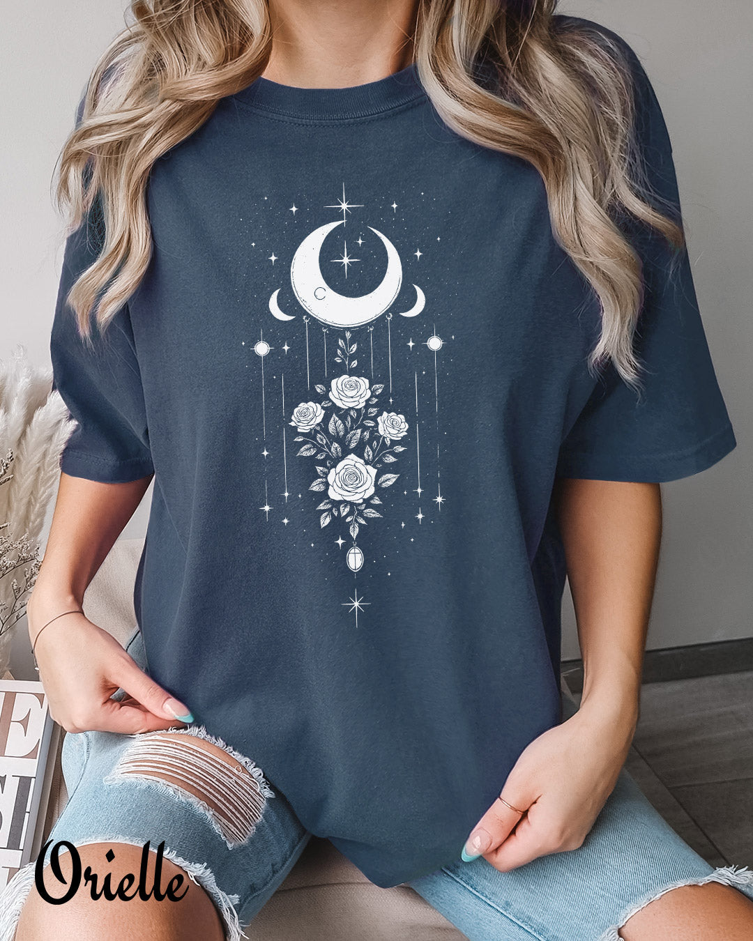 Тениска Relaxed Fit Moonlight Rose