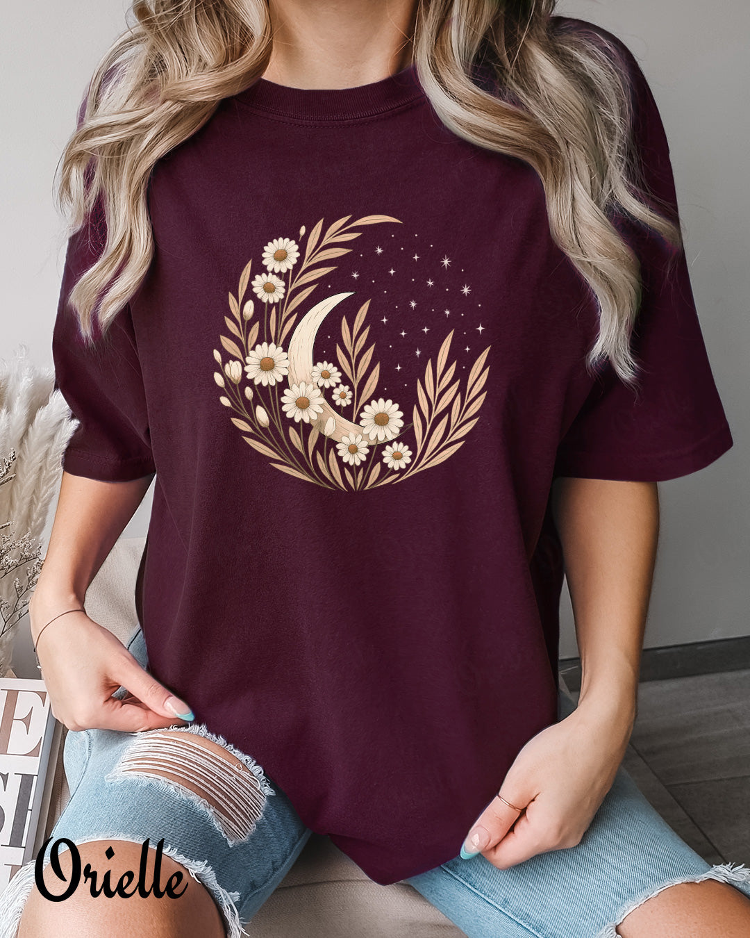 Тениска Relaxed Fit Moon Daisies