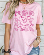 Тениска Relaxed Fit Girly Sheashells