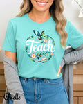 Тениска Relaxed Fit Blooming Teach