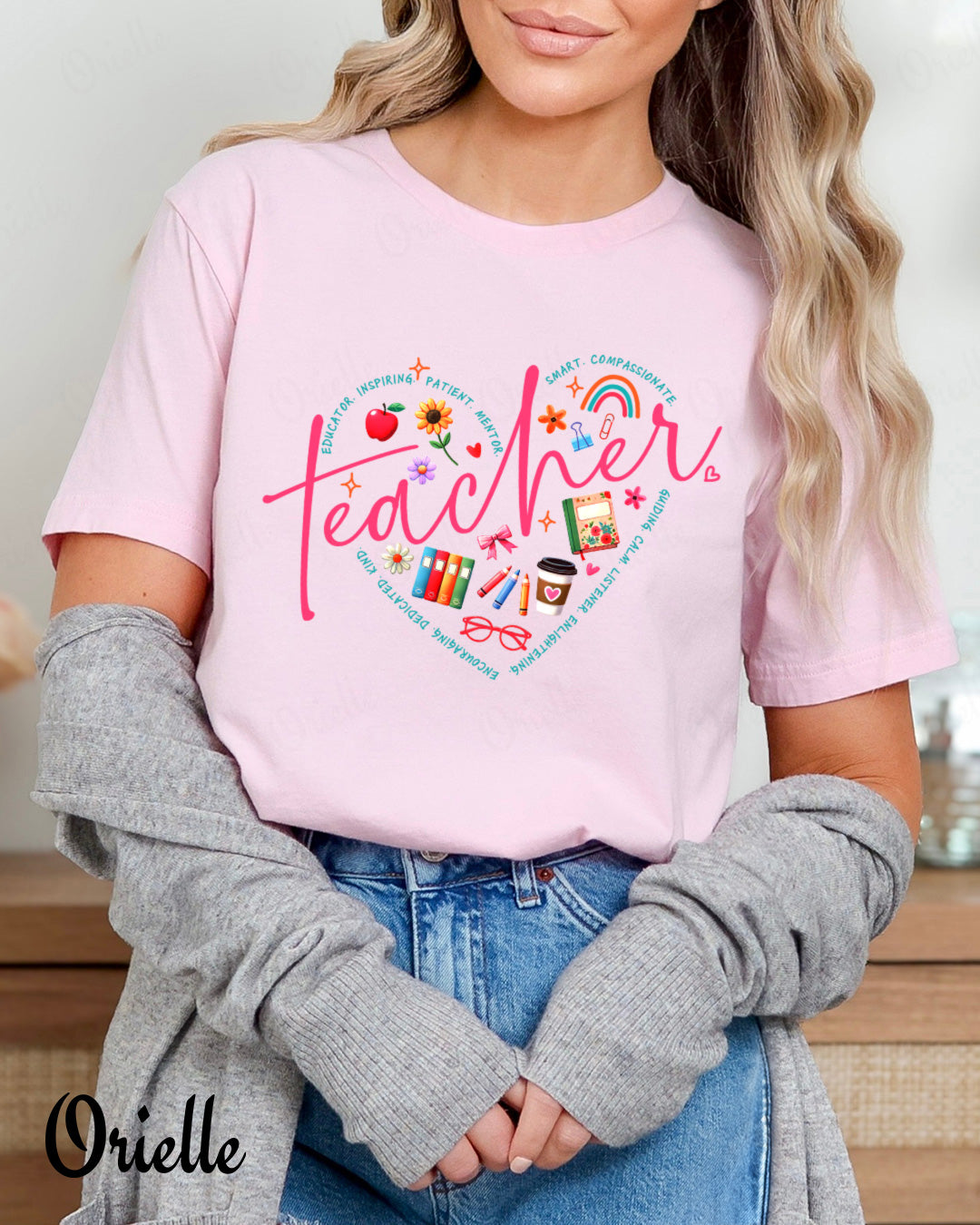 Тениска Relaxed Fit School Teacher