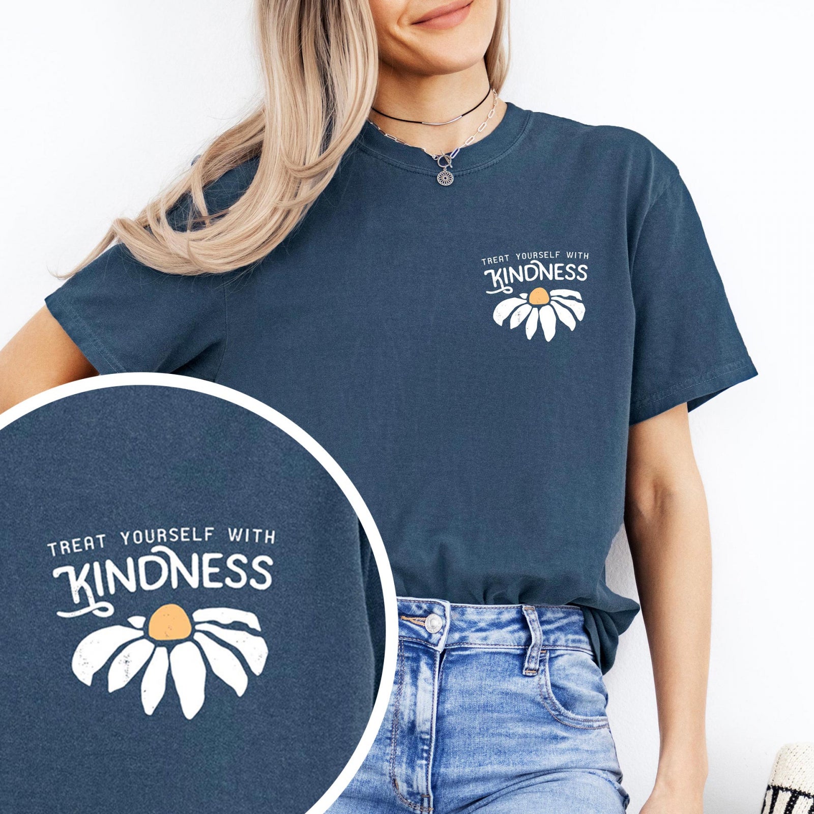 Тениска Relaxed Fit Kindness Flowers
