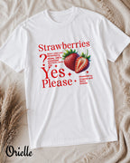 Тениска Relaxed Fit Strawberries Please