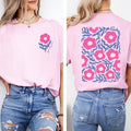 Тениска Relaxed Fit Pink Bloom