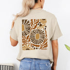 Тениска Relaxed Fit Golden Flowers