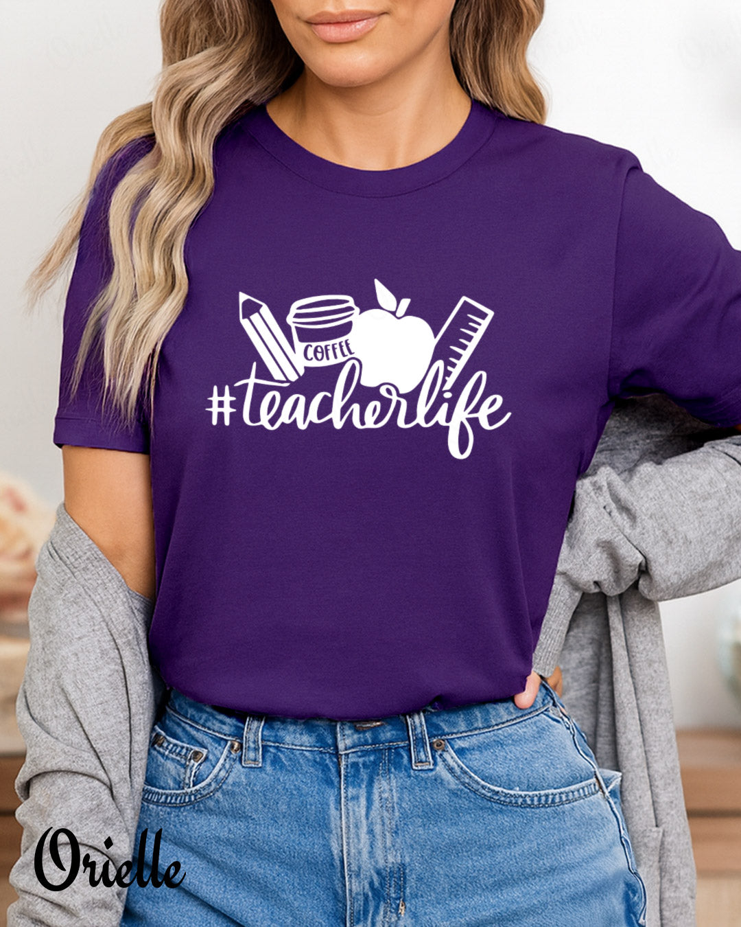 Тениска Relaxed Fit Teacher Life