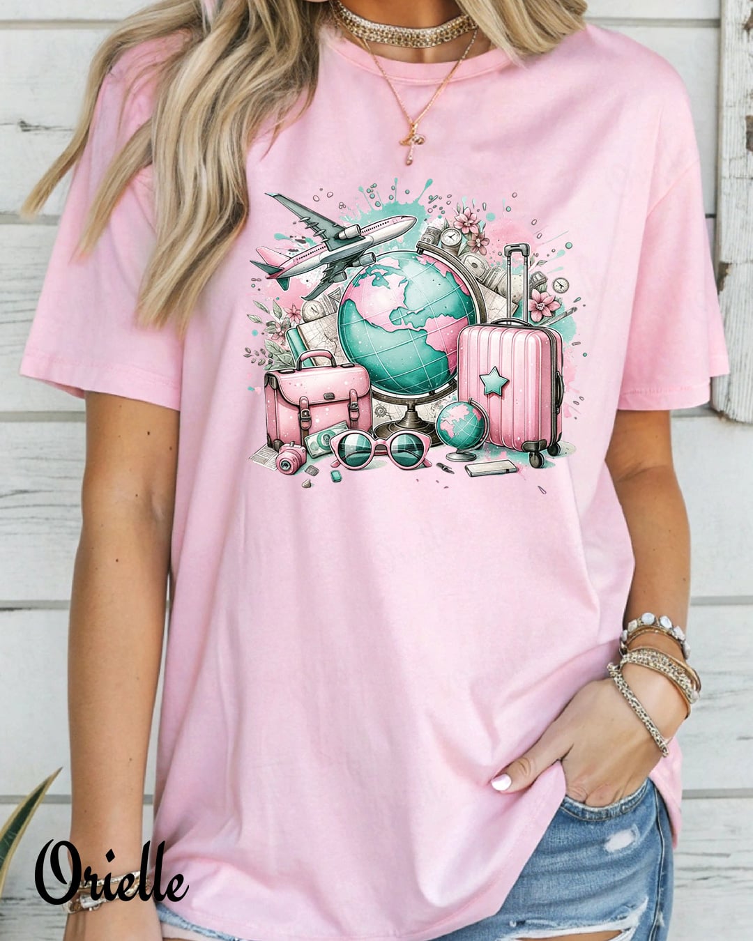 Тениска Relaxed Fit Travel Girly
