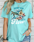 Тениска Relaxed Fit Go With Flow