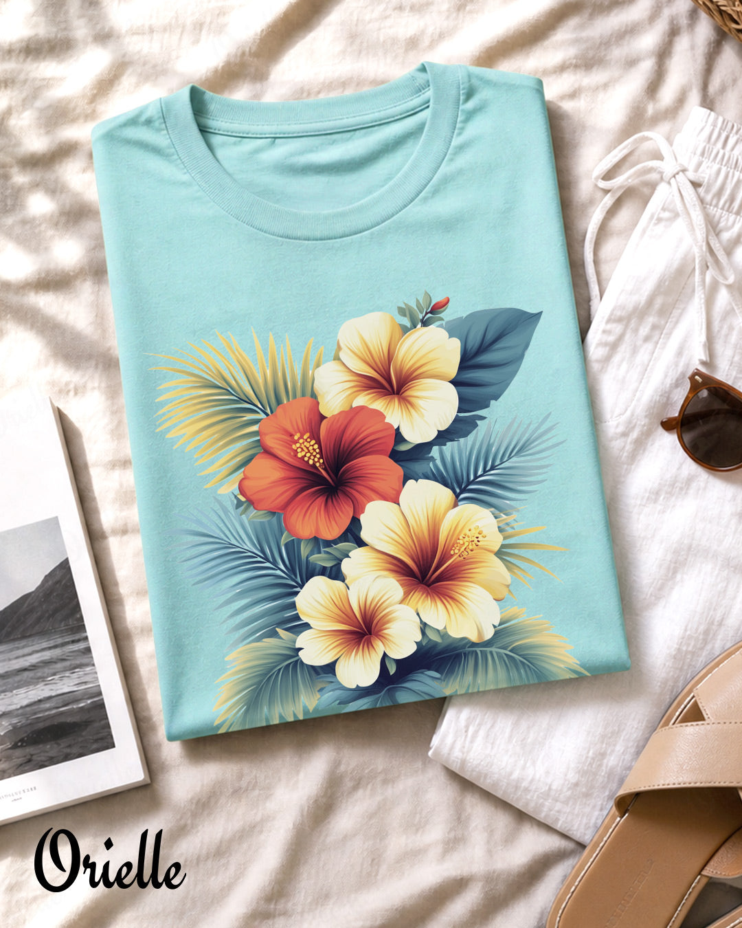 Тениска Relaxed Fit Tropical Flower