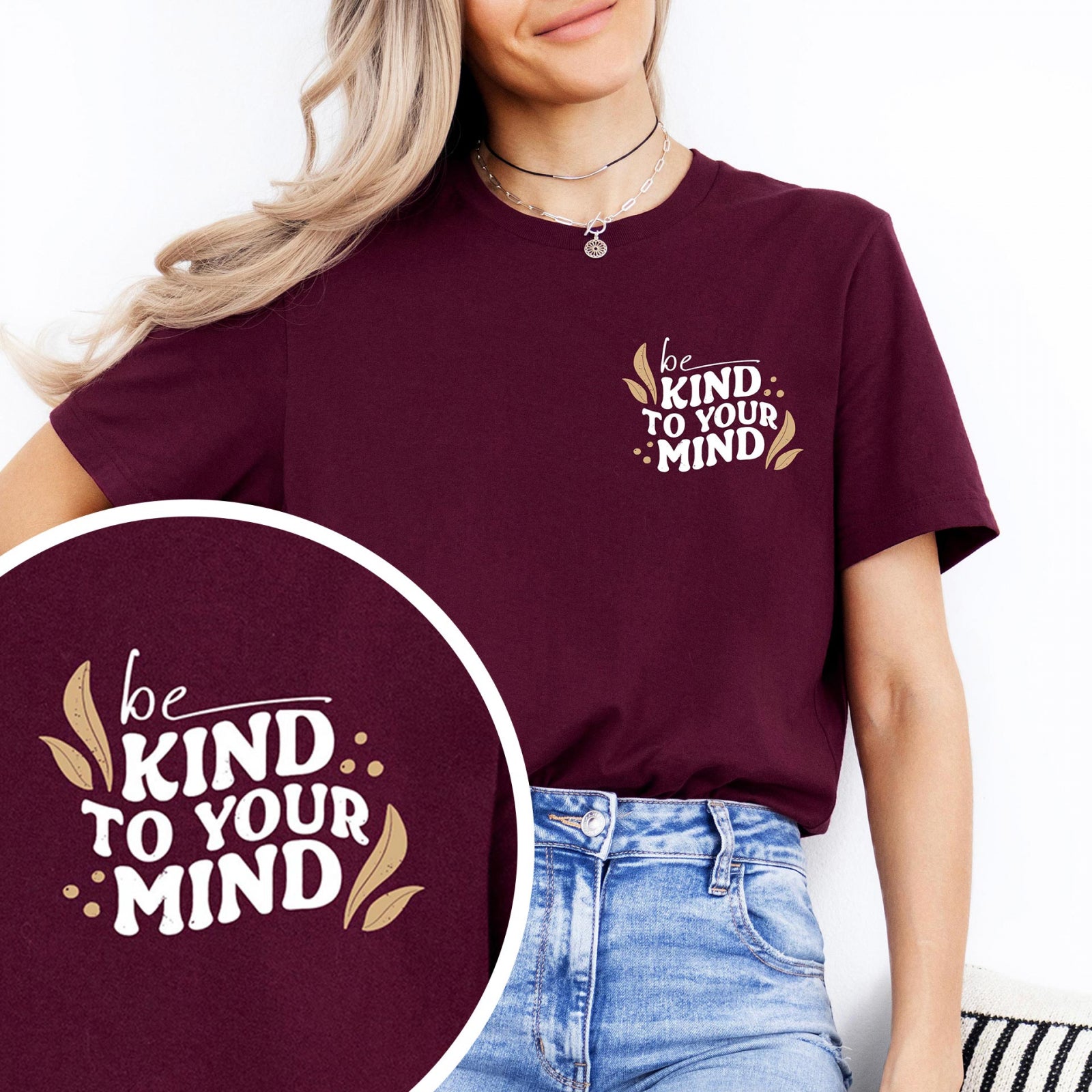 Тениска Relaxed Fit Kind Mind