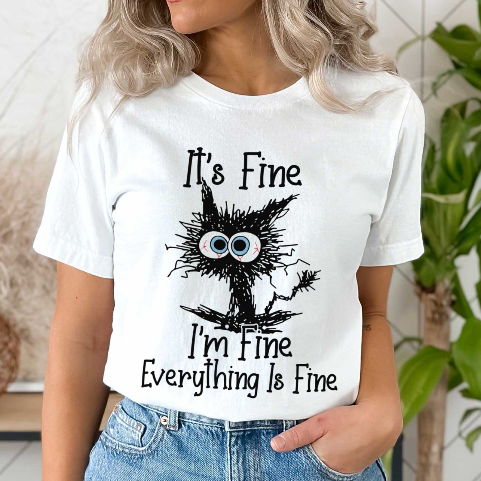 Тениска Fine Cat