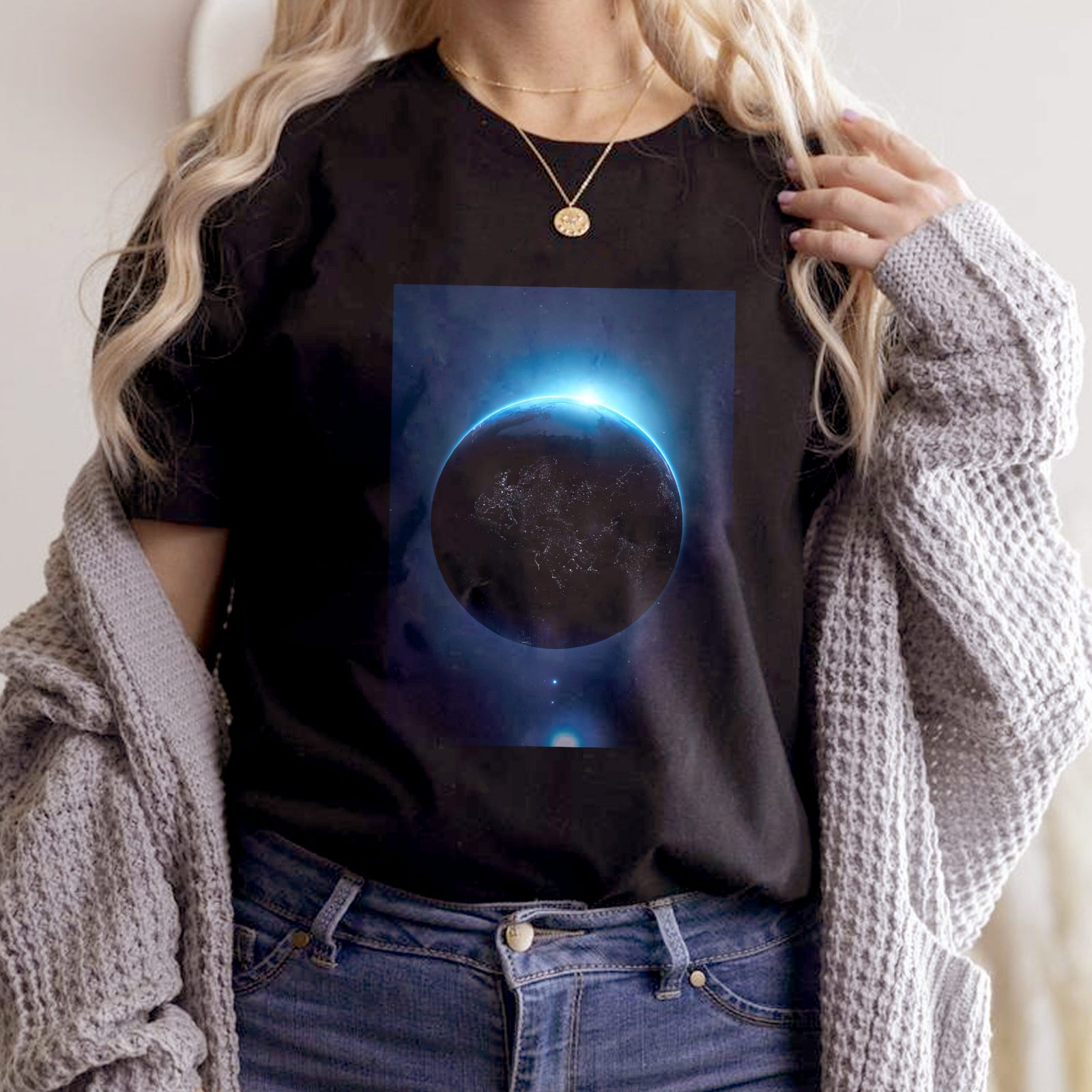 Тениска черна Eclipse