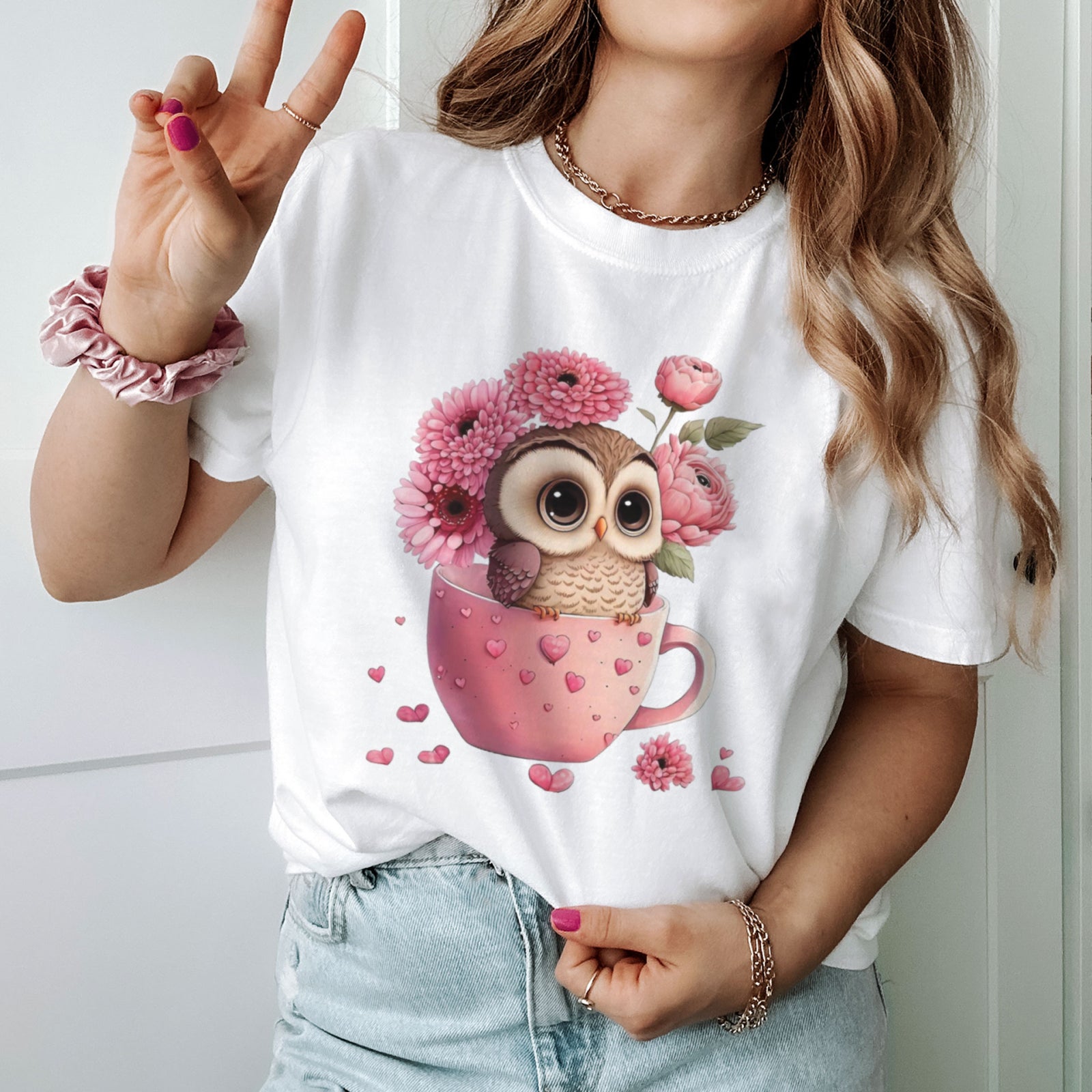 Тениска Pink Owl Cup