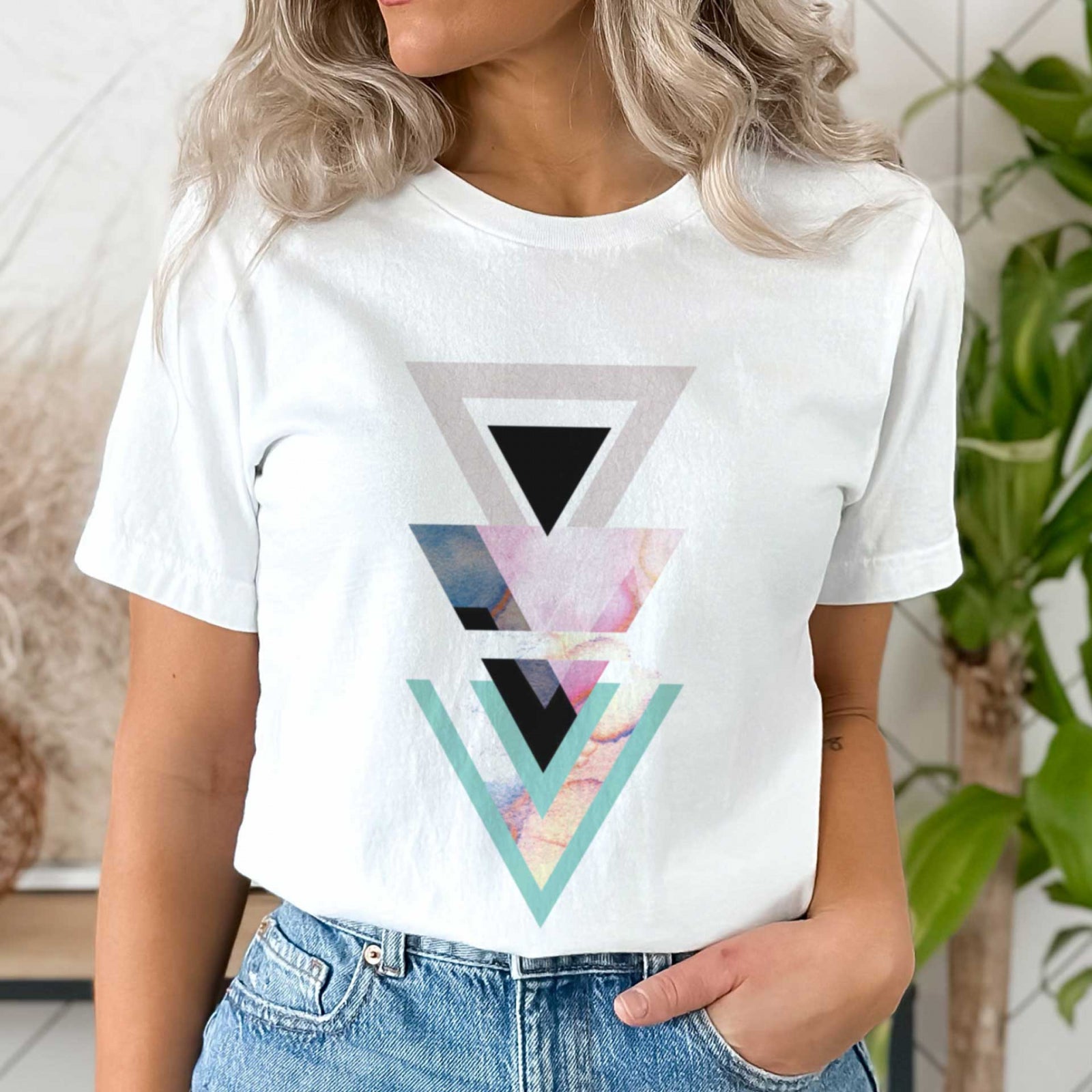 Тениска Summer Geometry