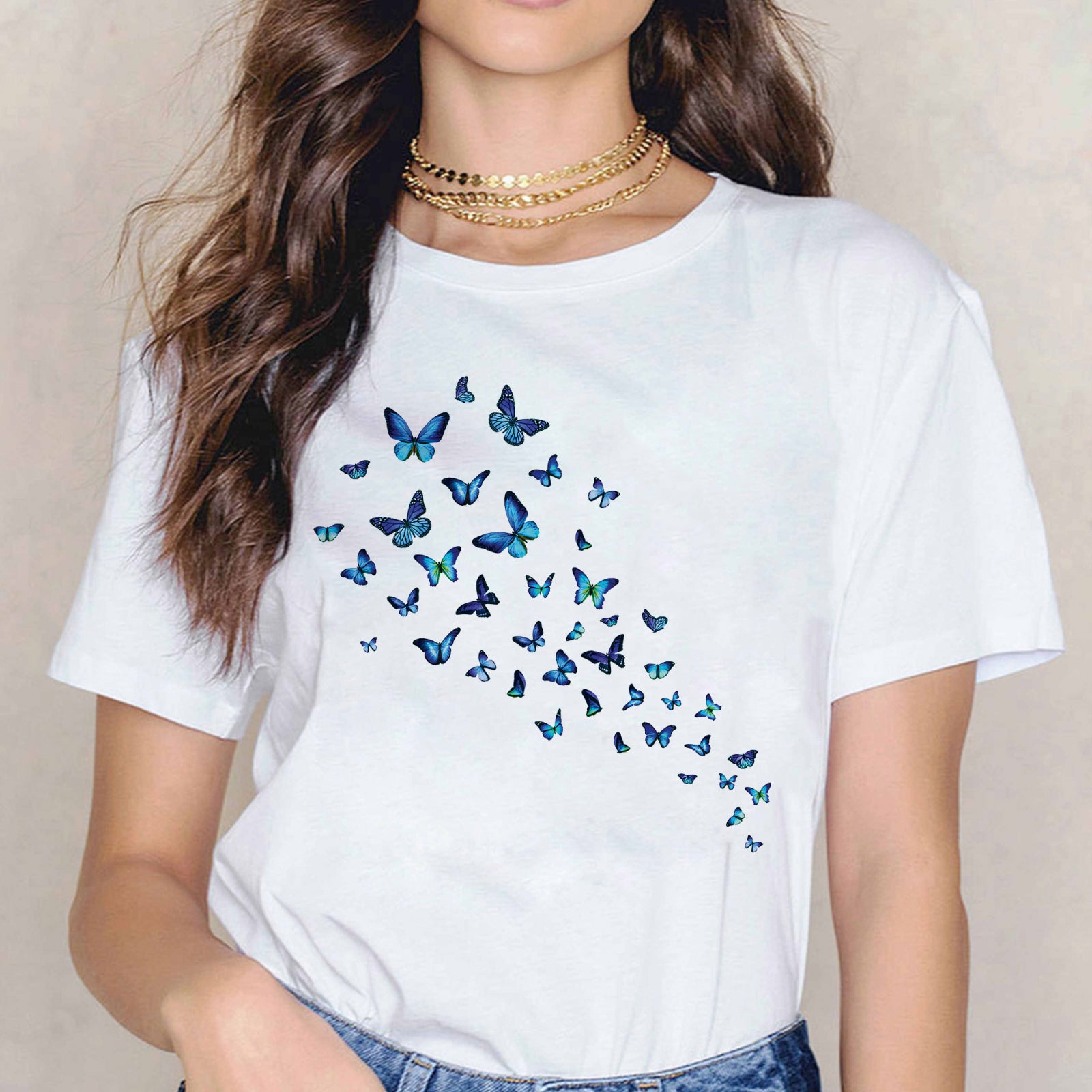 Тениска Many Butterflies