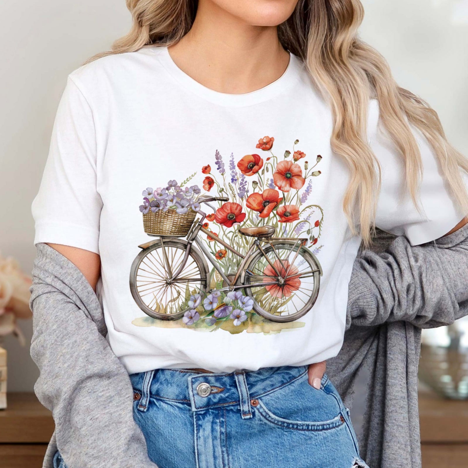 Тениска Poppy Bicycle