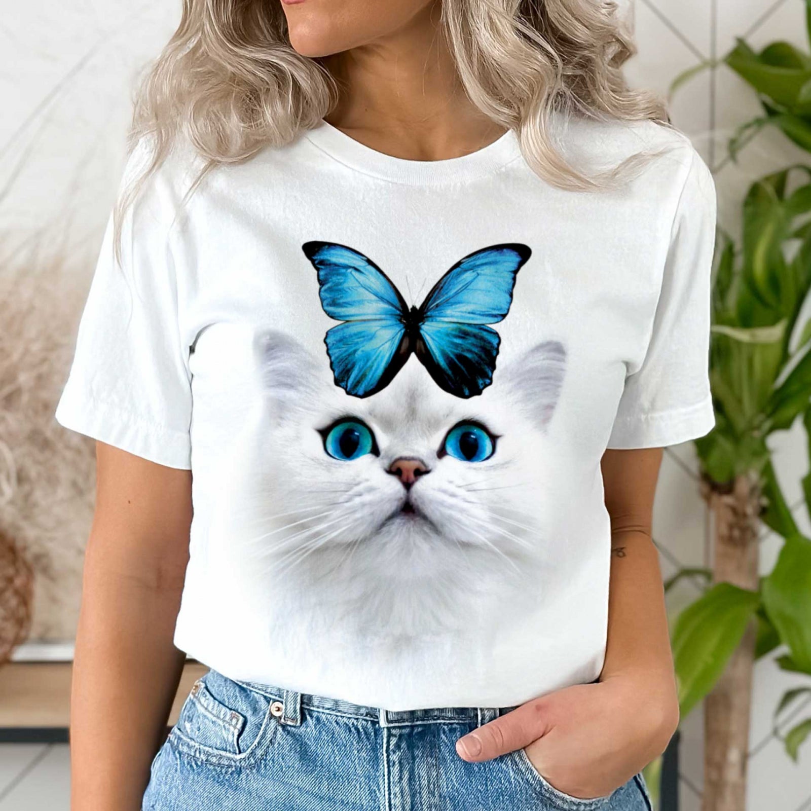Тениска Blue Kitty