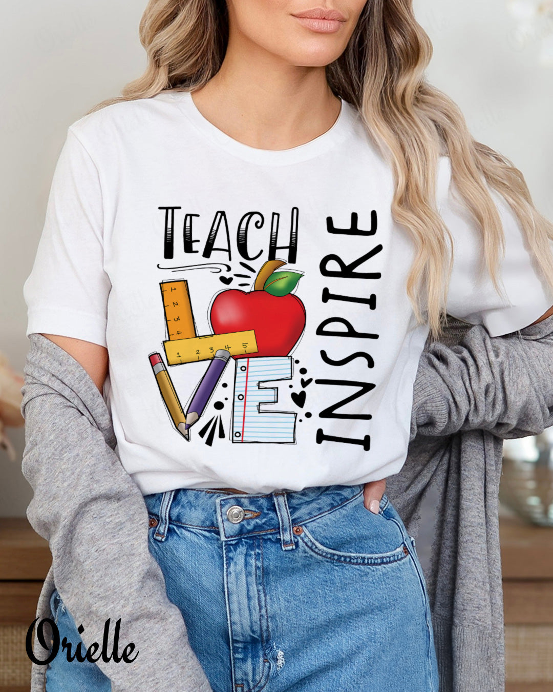 Тениска Relaxed Fit Teach Love