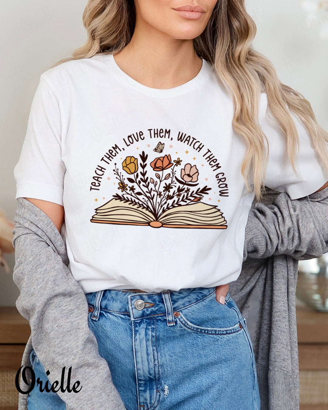 Тениска Relaxed Fit Teach Them