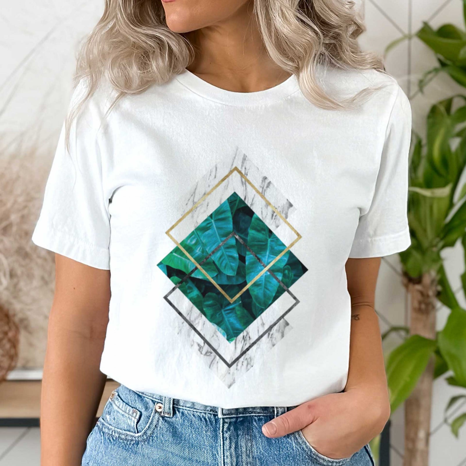 Тениска Tropical Shapes
