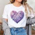 Тениска Lilac Heart
