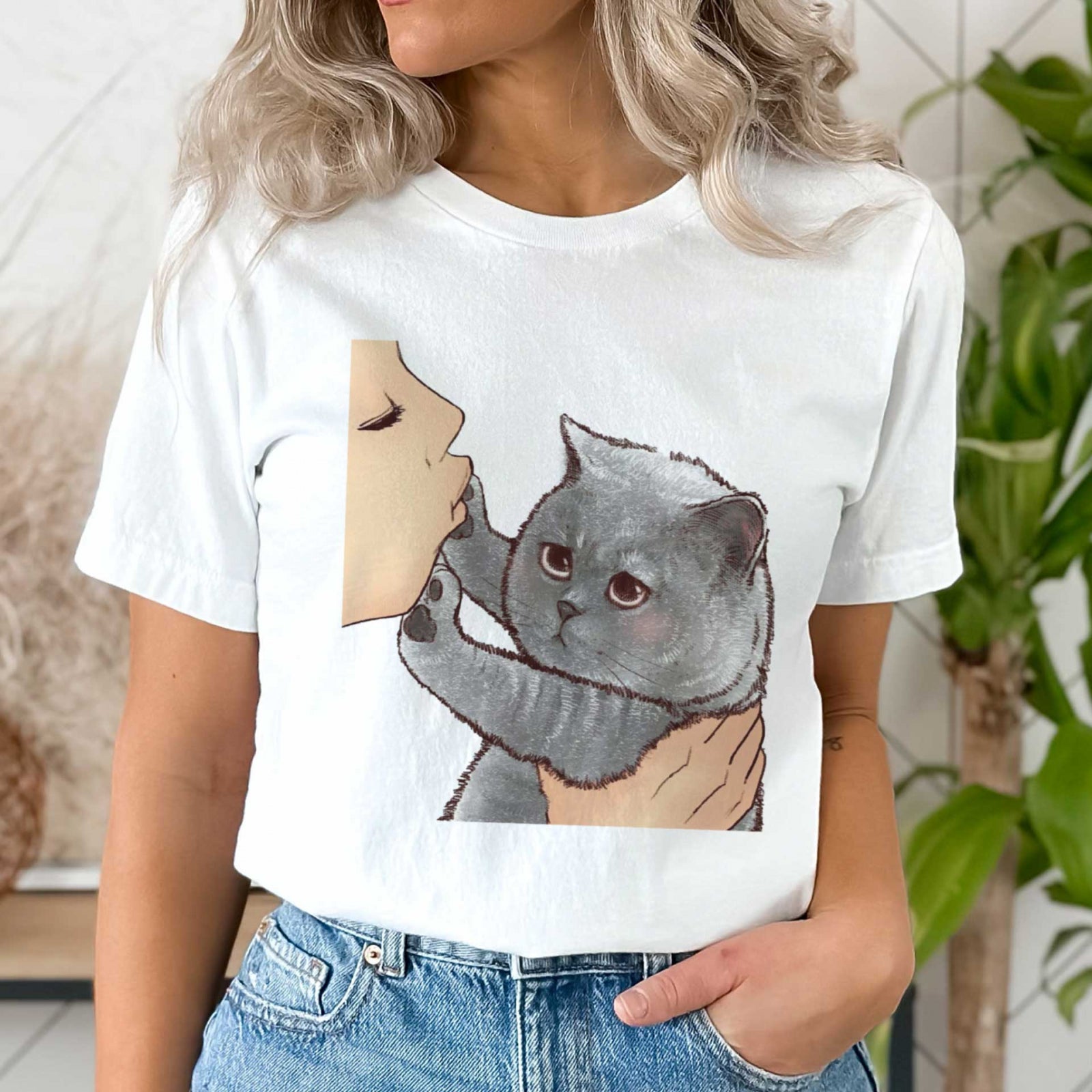 Тениска Unhappy Cat