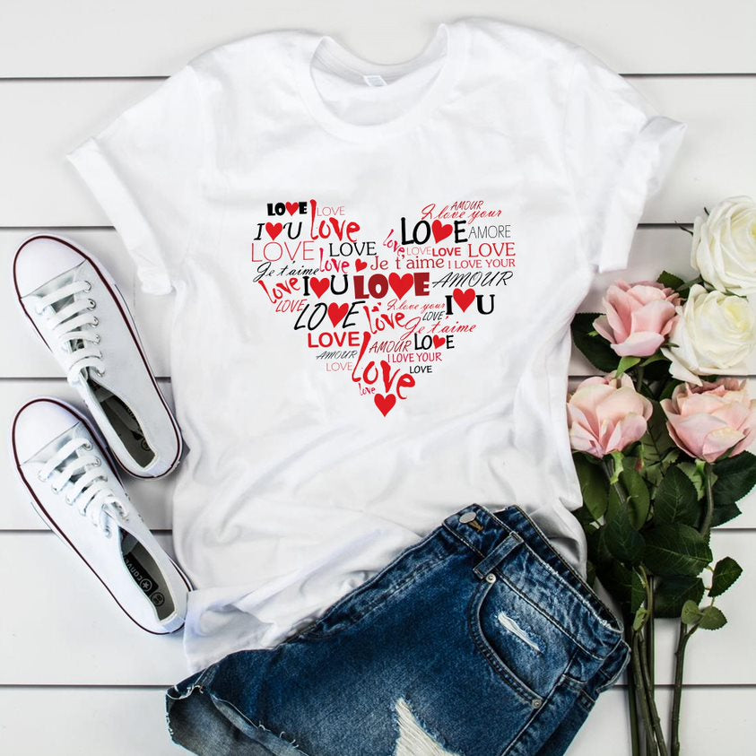 Тениска Love Heart