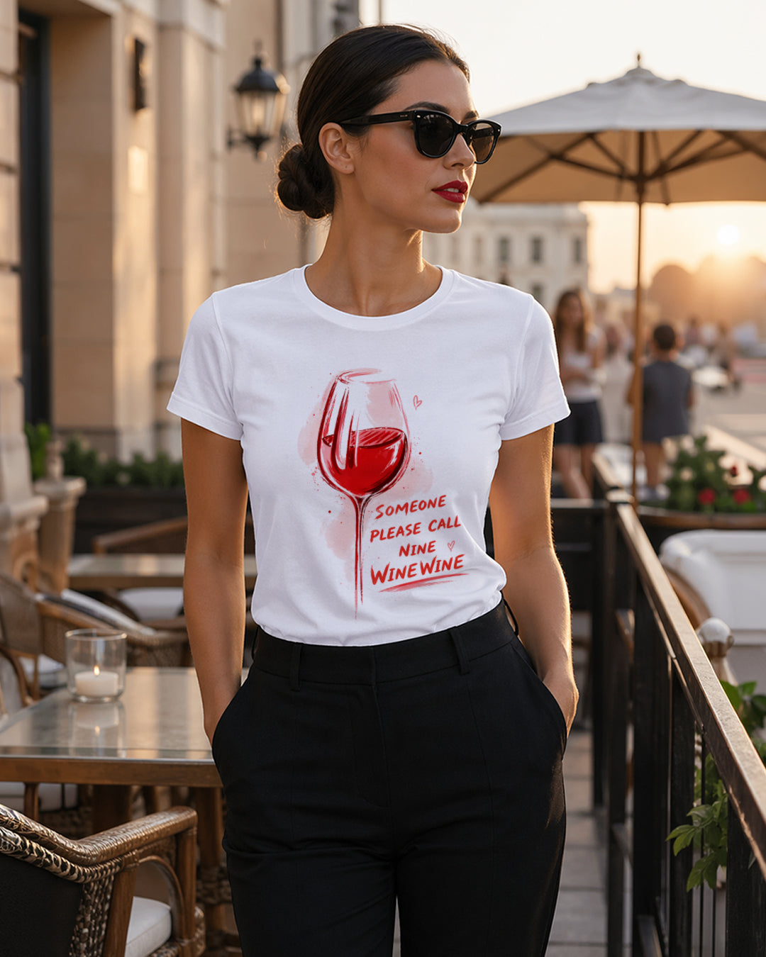 Тениска Nine Wine Wine