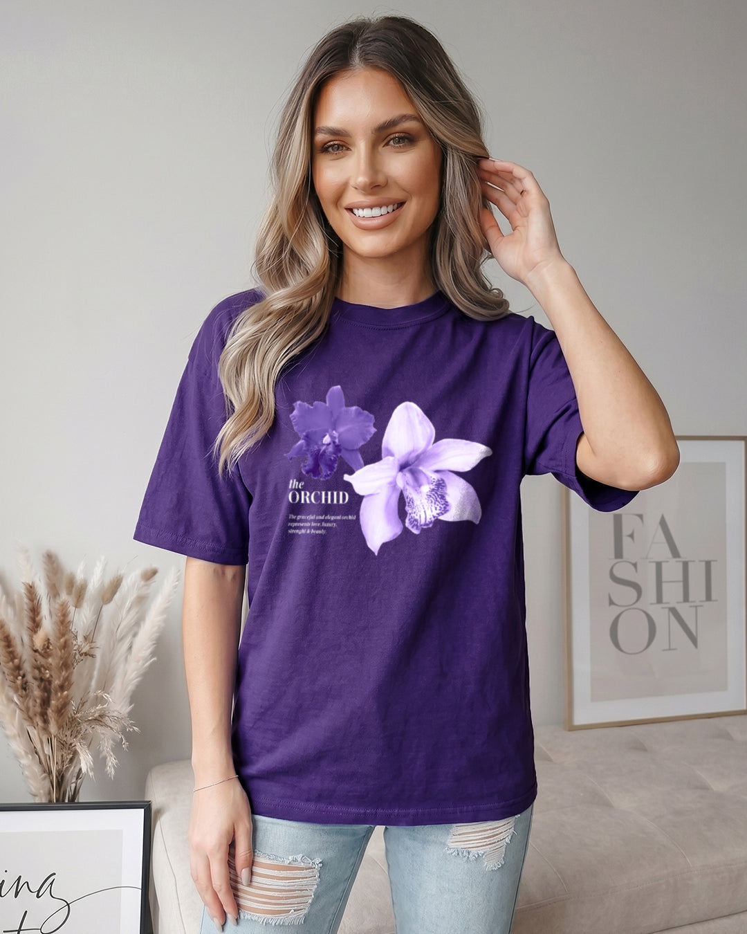 Тениска Relaxed Fit The Orchid